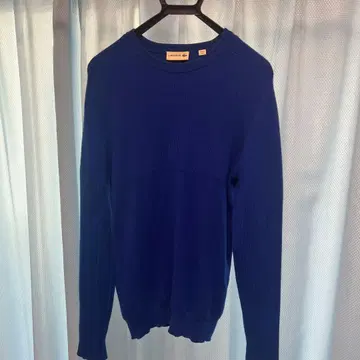 LACOSTE 블루 크루넥 스웨터