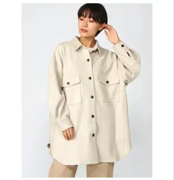 JEANASIS 베이지 셔츠 자켓