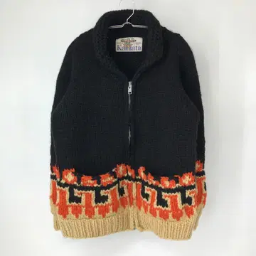 카나타 카우친 스웨터 L 울 100 캐나다제