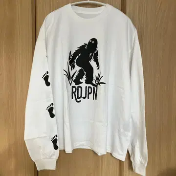 레이드 재팬 롱 T 화이트 M 사이즈 빅 실루엣