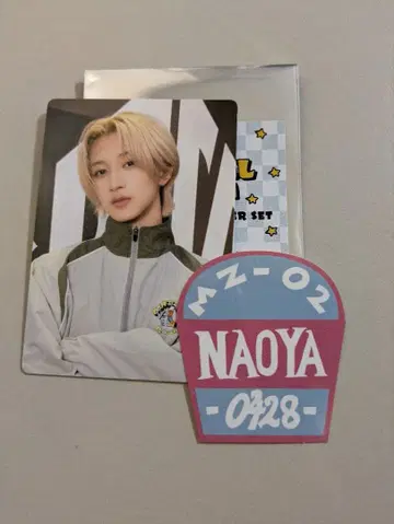 MAZZEL 포토 카드 스티커 세트 나오야/NAOYA