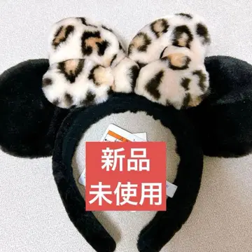 [ 미사용 새상품 ] 디즈니 머리띠 표범 무늬