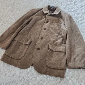 Crafty 크래프티 울 코트 브라운 L 남성용 울 혼방