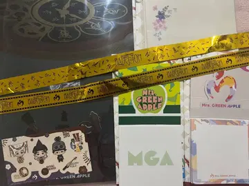 미세스 그린애플 미세스 제일복권 H상 메모장, 클리어 파일