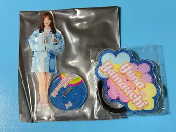 HKT48 야마우치 유나 아크릴 스탠드 + 멀티 밴드 미개봉