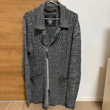 EGO TRIPPING 니트 가디건 그레이