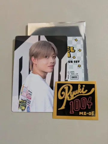 MAZZEL 포토 카드 스티커 세트 류키/RYUKI