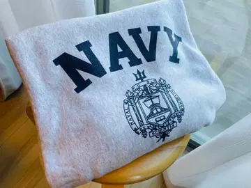 US Navy 리버스 위브 그레이 USA제