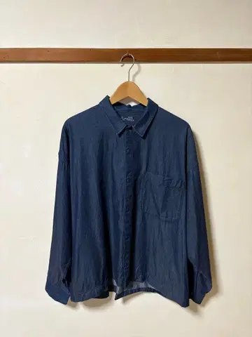 MUJILabo 데님 셔츠 / 숏 기장