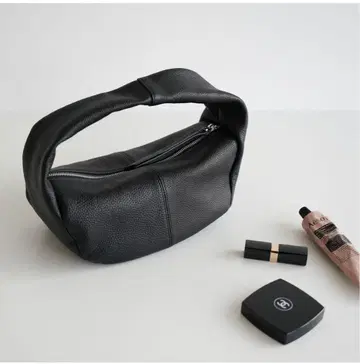 원 핸들 가죽 핸드백