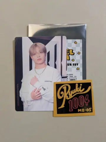 MAZZEL 포토 카드 스티커 세트 류키/RYUKI