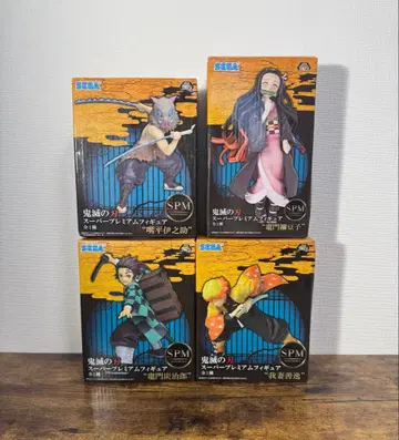 [ 미개봉 ] 귀멸의 칼날 탄지로 젠이츠 이노스케 네즈코 SPM 피규어