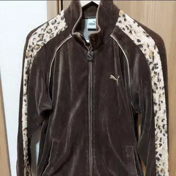 PUMA x BEAMS 콜라보 벨로아 레오파드 무늬 저지