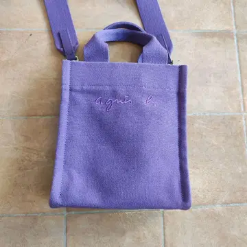 아네스 베 보라색 숄더백