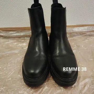 REMME 사이드 고어 부츠 사이즈 38