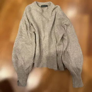 URBAN RESEARCH 그레이 긴팔 니트 스웨터