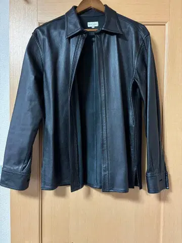 블랙 가죽 자켓 paul smith