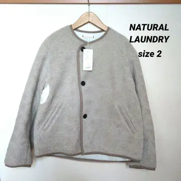 NATURAL LAUNDRY 보아 리버서블 자켓