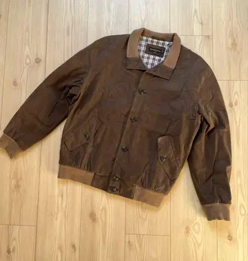 레트로 구제 의류 페이크 스웨이드 짧은 기장 충전솜 버튼 스윙탑 자켓