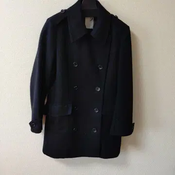 DAMA 울 피 코트 블랙