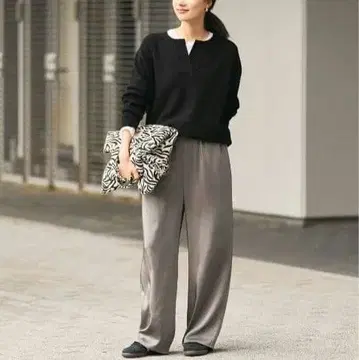 최종 가격 FRAMeWORK 미들 게이지 천축 헨리 풀오버