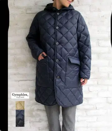 새상품급 Gymphlex 경량 퀼팅 다운 넉넉한 사이즈