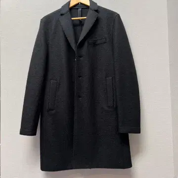 해리스 워프 런던 블랙 체스터 코트