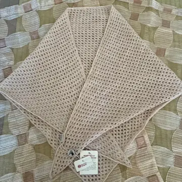 몽골산 캐시미어 시스루 니트 스톨