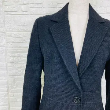 클리어 임프레션 울 테일러드 자켓 블랙 M [ 1684 19 ]