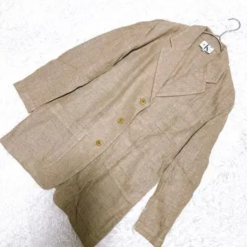 캘빈클라인(M) 테일러드 자켓 린넨 혼방