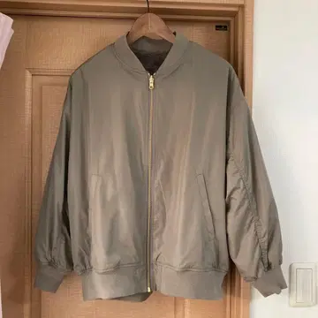 GLOBAL WORK 리버서블 퍼 블루종