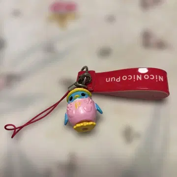 새상품 헤이세이 레트로 [ 니코니코푼 스트랩 핑크 ] [ 익명 배송 ]