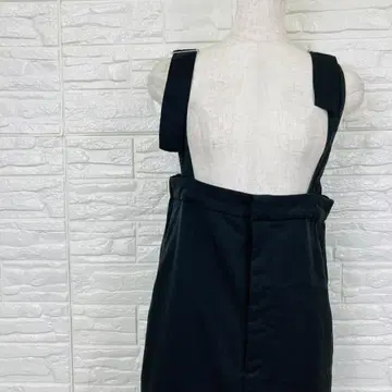 르모아 오버롤 스커트 롱 원피스 F 블랙 [ 1916 29 ]