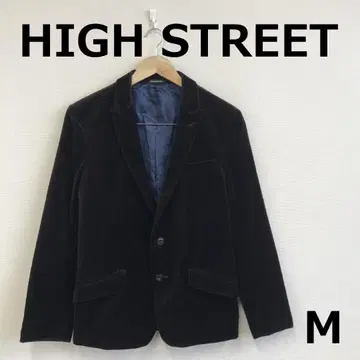 A1218C07 [ HIGH STREET ] 벨벳 테일러드 자켓