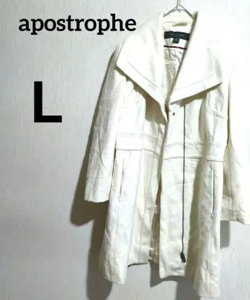 apostrophe 화이트 트렌치코트 [ L ]