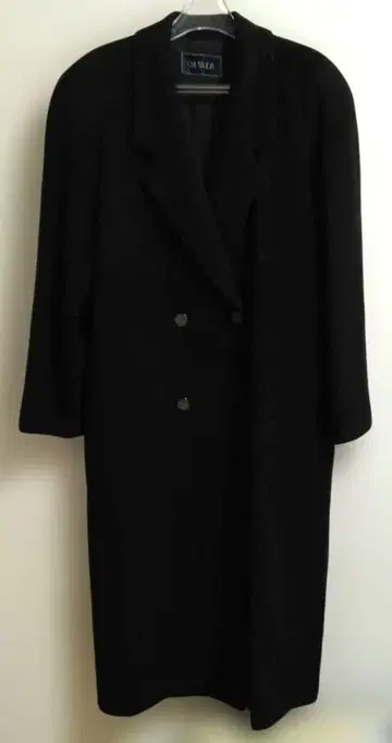 Piacenza 캐시미어 100% 롱 코트 블랙 ML 새상품급