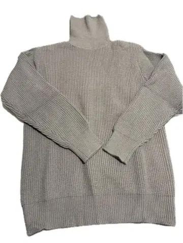 터틀 니트 카키 여성용 XL 니트 겨울