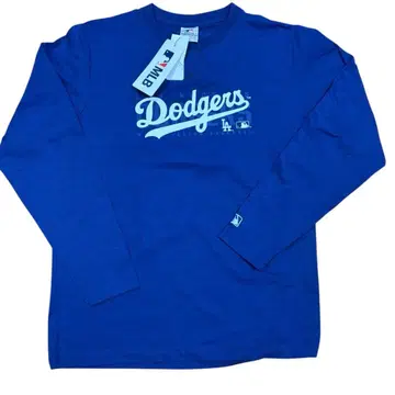 새상품 다저스 MLB 긴팔 티셔츠 L 파랑 롱티