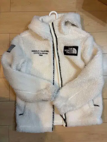 THE NORTH FACE 플리스 자켓 S 화이트