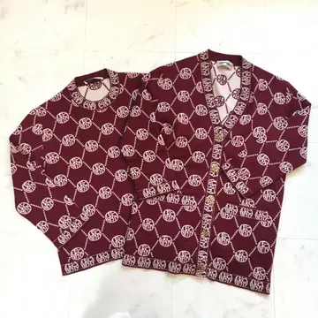 최근 새상품급 LEONARD 레오나르 니트 앙상블 가디건