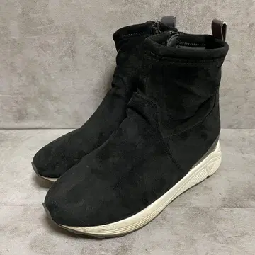 [ 누엘 ] ( 약 23 ) 하이컷 스니커즈 숏부츠 사이드 지퍼