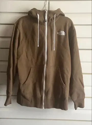 THE NORTH FACE 풀 집업 로고 후드티