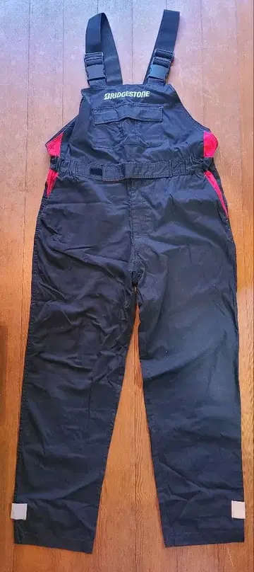 새상품급 BRIDGESTONE 오버롤 블랙/빨간색