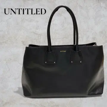 UNTITLED 핸드백 토트 비즈니스 숄더 블랙 A4 수납