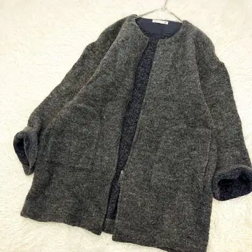 두세 포르투모네 자메 노카라 코트 자켓 압축 울 일본제