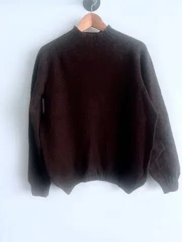 Harley of Scotland 니트 스웨터 36 사이즈 브라운