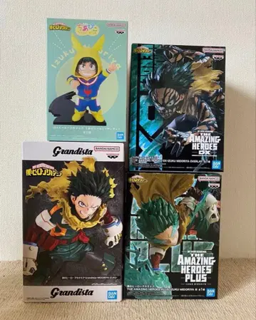 나의 히어로 아카데미아 미도리야 이즈쿠 데쿠 피규어 묶음 판매 4개 세트