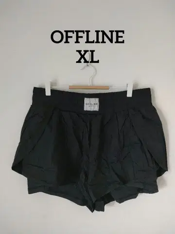 OFFLINE by Aerie 블랙 숏팬츠 러닝 팬츠