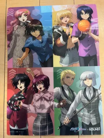 건담 SEED 라운드원 콜라보 플라매트