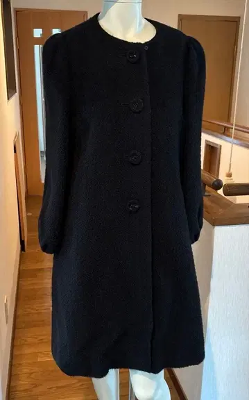 엠즈 그레이시 38 블랙 롱 코트